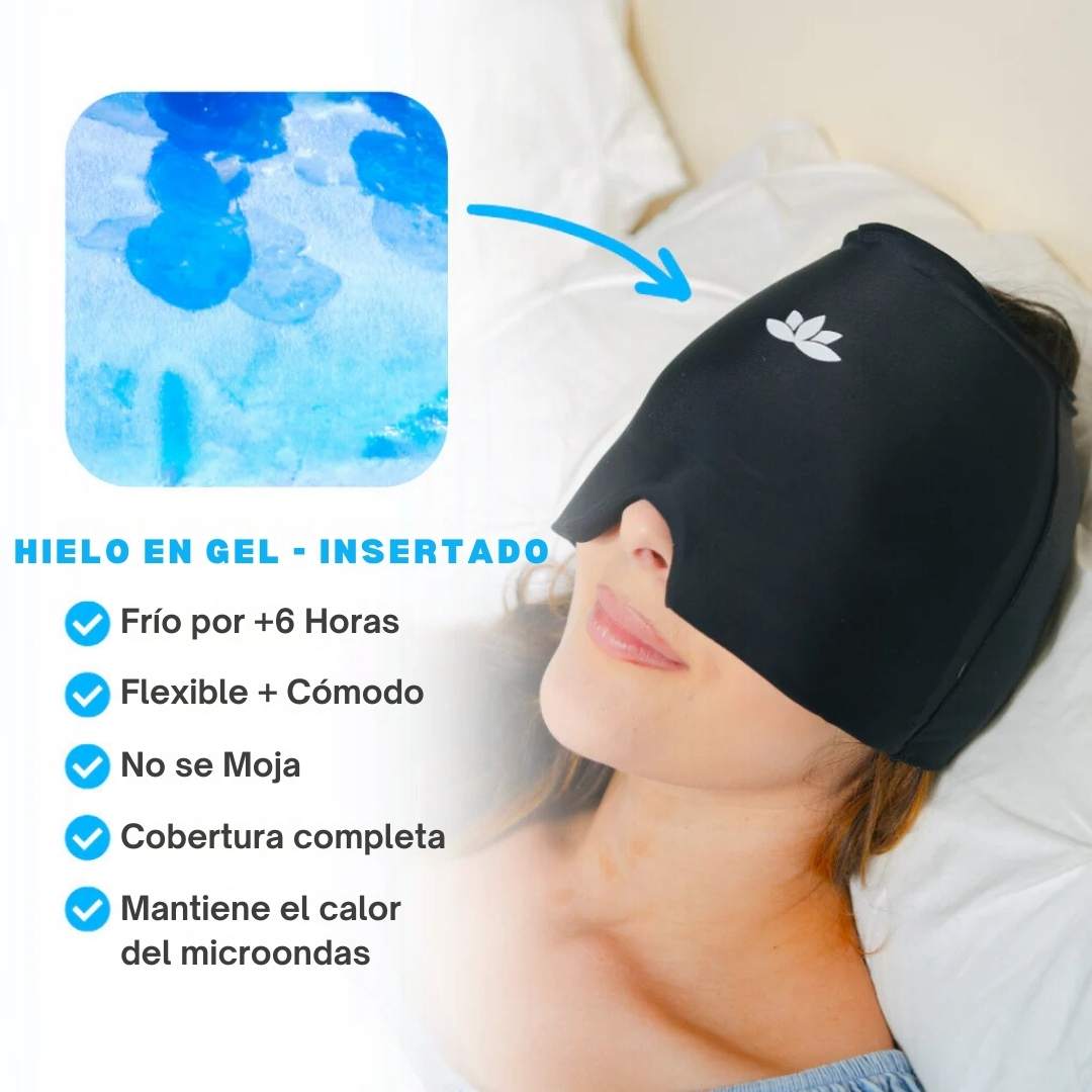 Gorro Para el Alivio del Dolor de Cabeza y Migraña - TheraSoothe™