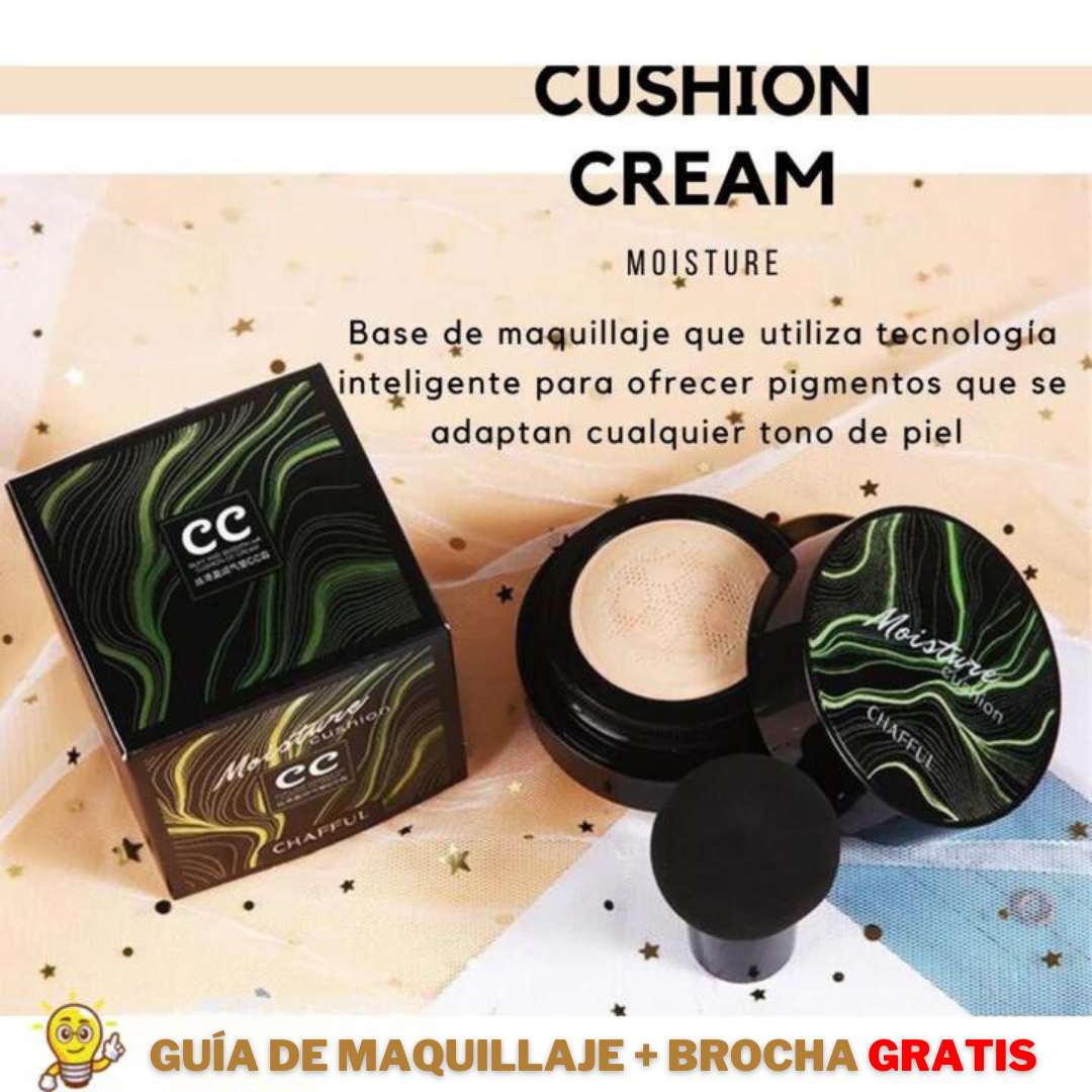 Moisture Cushion™ - Oculta tus imperfecciones luciendo natural + Guía de maquillaje GRATIS