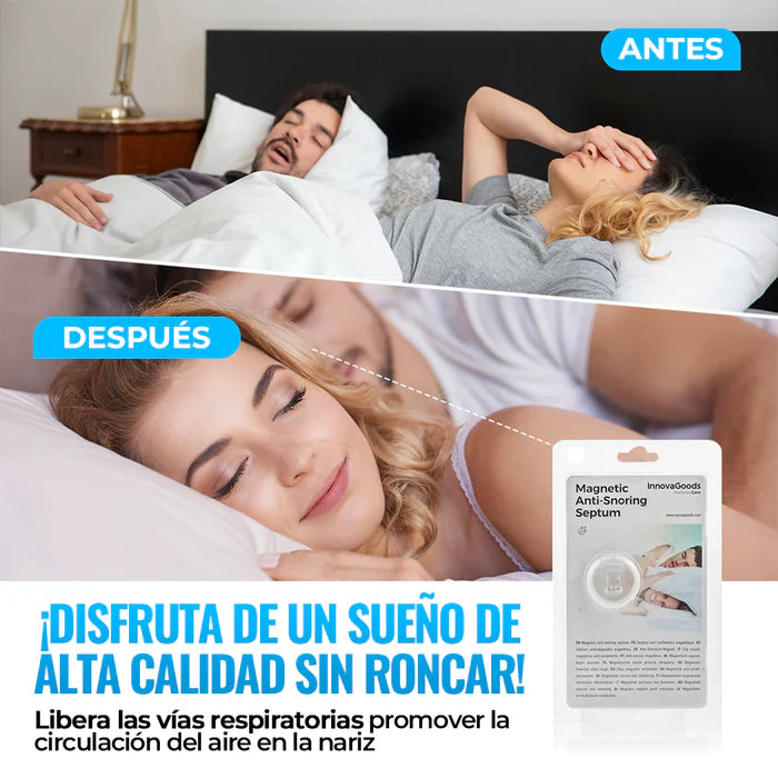 Dispositivo Nasal Anti Ronquidos Magnético l 2x1 GRATIS (Versión mejorada)