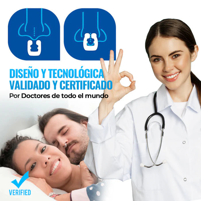 Dispositivo Nasal Anti Ronquidos Magnético l 2x1 GRATIS (Versión mejorada)