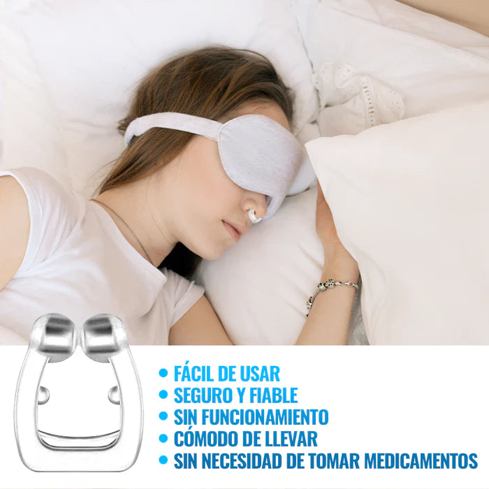 Dispositivo Nasal Anti Ronquidos Magnético l 2x1 GRATIS (Versión mejorada)